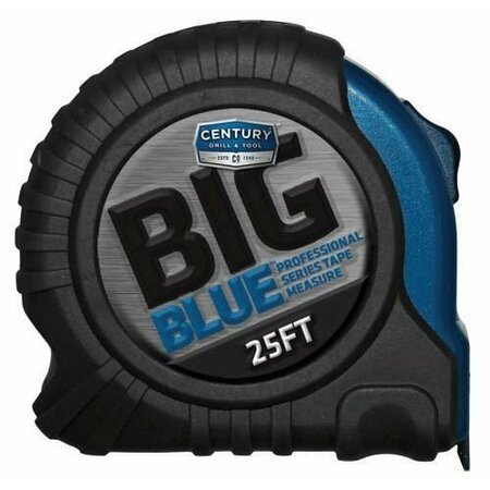 CENTURY DRILL & TOOL Tape Measure 25ft Pro Big Blue 72825